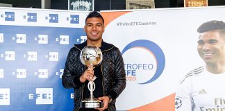 Casemiro élu meilleur joueur ibéro-américain de 2020 Casemiro