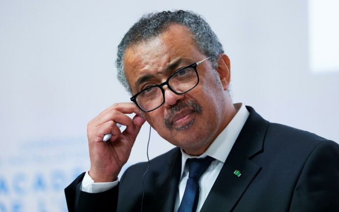 Dr Tedros Adhanom Ghebreyesus, directeur général de l'OMS Dr Tedros Adhanom Ghebreyesus, directeur général de l'OMS