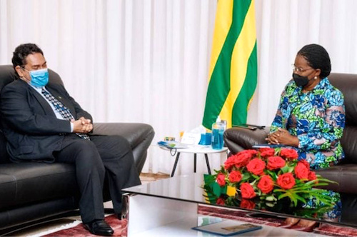 L’ambassadeur du Brésil en fin de mission au Togo
