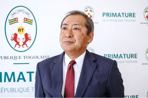 Togo le diplomate japonais Hideaki Kuramitsu en fin de mission Togo le diplomate japonais Hideaki Kuramitsu en fin de mission