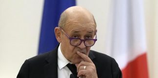 Jean-Yves Le Drian, ministre français des Affaires étrangères