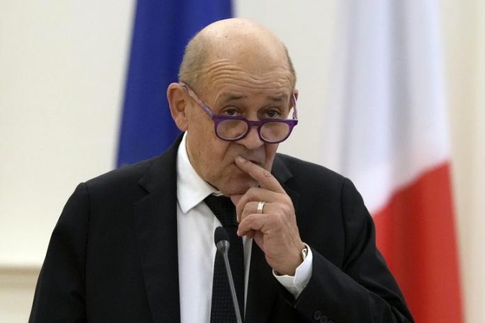 Jean-Yves Le Drian, ministre français des Affaires étrangères Jean-Yves Le Drian, ministre français des Affaires étrangères