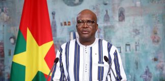 Rock Kabore, président du Burkina Faso