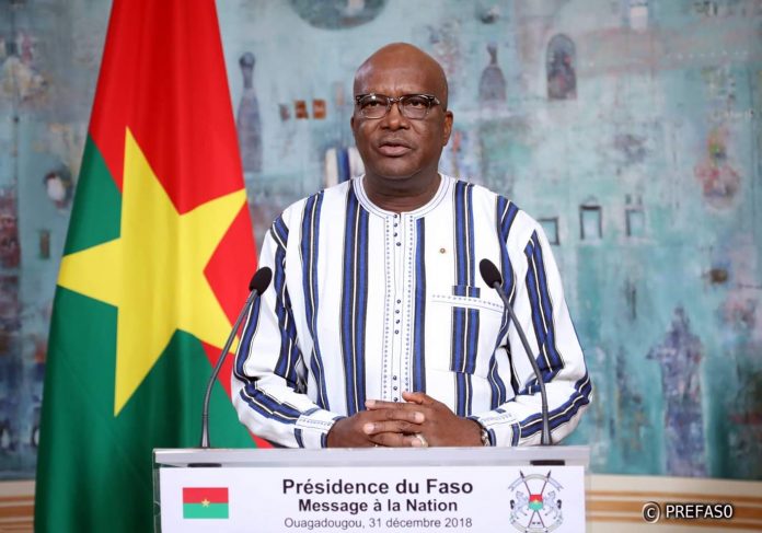 Rock Kabore, président du Burkina Faso