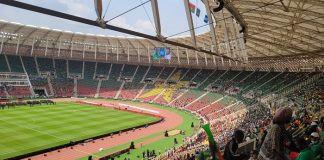 CAN 2021 : les matchs prévus au stade Olembé délocalisés Vue partielle du stade Olembe (Cameroun)