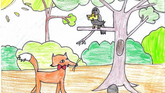 Le corbeau et le renard, une fable moralisatrice de Jean de La Fontaine