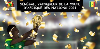 [Illustration] Sénégal, vainqueur de la CAN 2021 - par Le clik