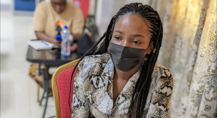 Sandra Koumebio, vice-présidente du bureau du comité des jeunes de MET