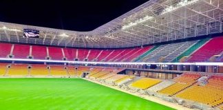 Vue partielle du stade Abdoulaye Wade du Sénégal