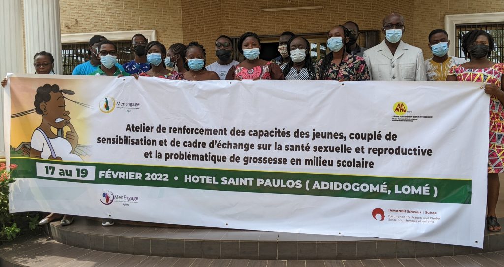 Ensemble des participants à l'atelier organisé par MenEngage Togo