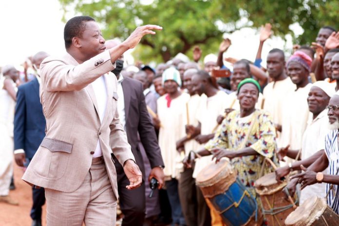 Faure Gnassingbé dans la ville de Cinkassé / 21 avril 2022 / Présidence togolaise