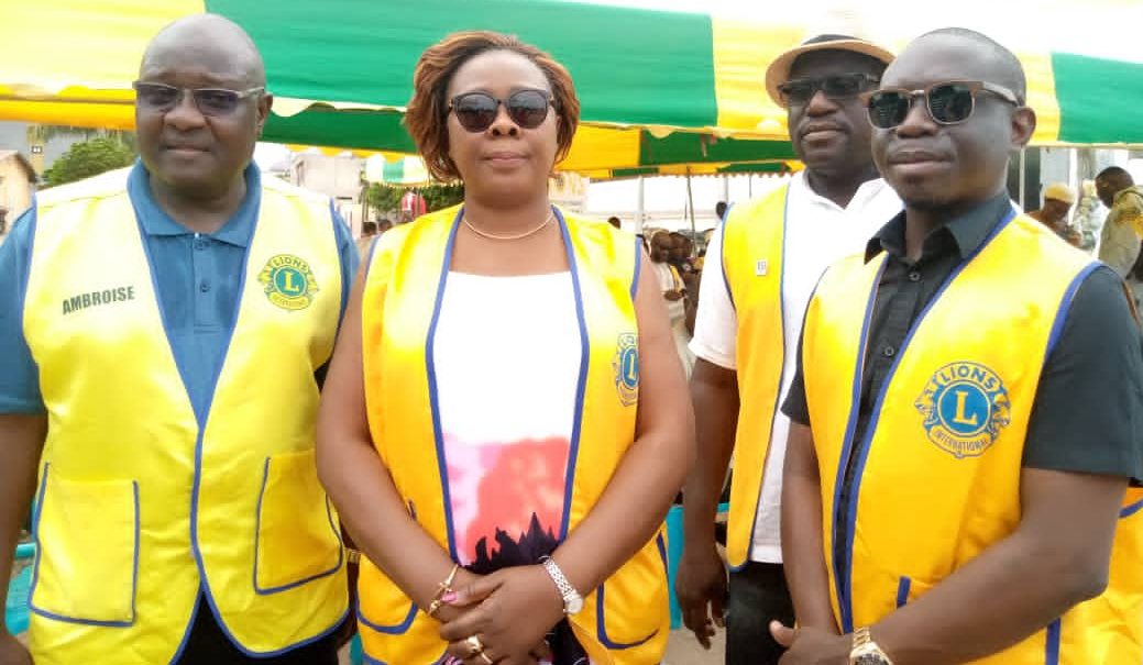 Des membres du Lions club Lomé