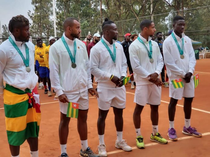 Les tennismen représentant le Togo à la Coupe Davis au Rwanda