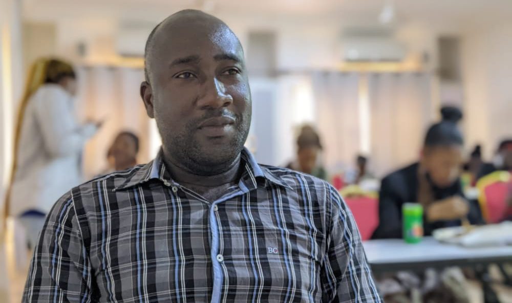 Koffi Afatsawo, vice-président de l'ARF s'assure du bon déroulement du programme