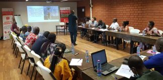 Vue partielle des participants à l'atelier organisé par IKAM TOGO. Novembre 2022 à Lomé.