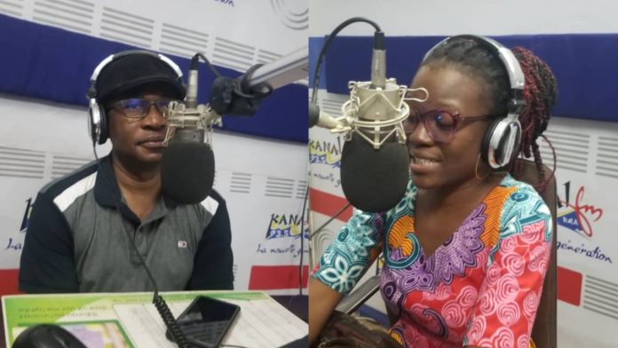 Anoumou Amekudji et Hélène Bocco