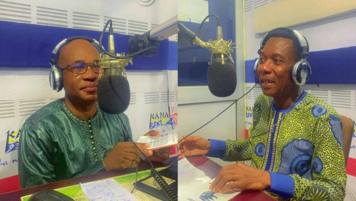 Dr Anoumou Amekudji et l'écrivain togolais Koudossou Fioklu