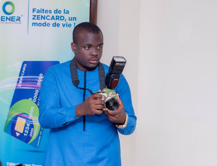 Happy Yakpey, expert en photographie et de vidéographie, promoteur de la structure de shooting Happic’s Happy Yakpey, expert en photographie et de vidéographie, promoteur de la structure de shooting Happic’s