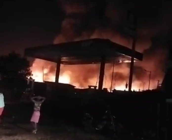 capture d'écran de la vidéo. Agoè Assiyéyé, 21 décembre 2023.