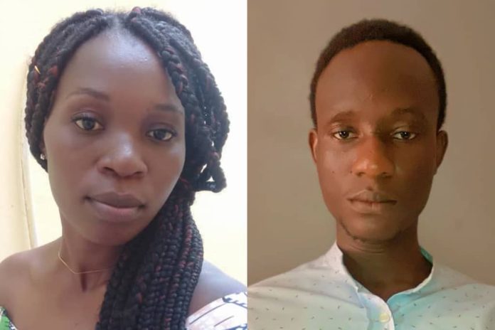 D'Almeida Afi G. (à gauche) et Nyamakou Koffi H., enseignants de français au lycée