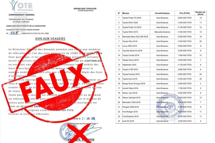 La fausse information dénoncée par l'OTR La fausse information dénoncée par l'OTR