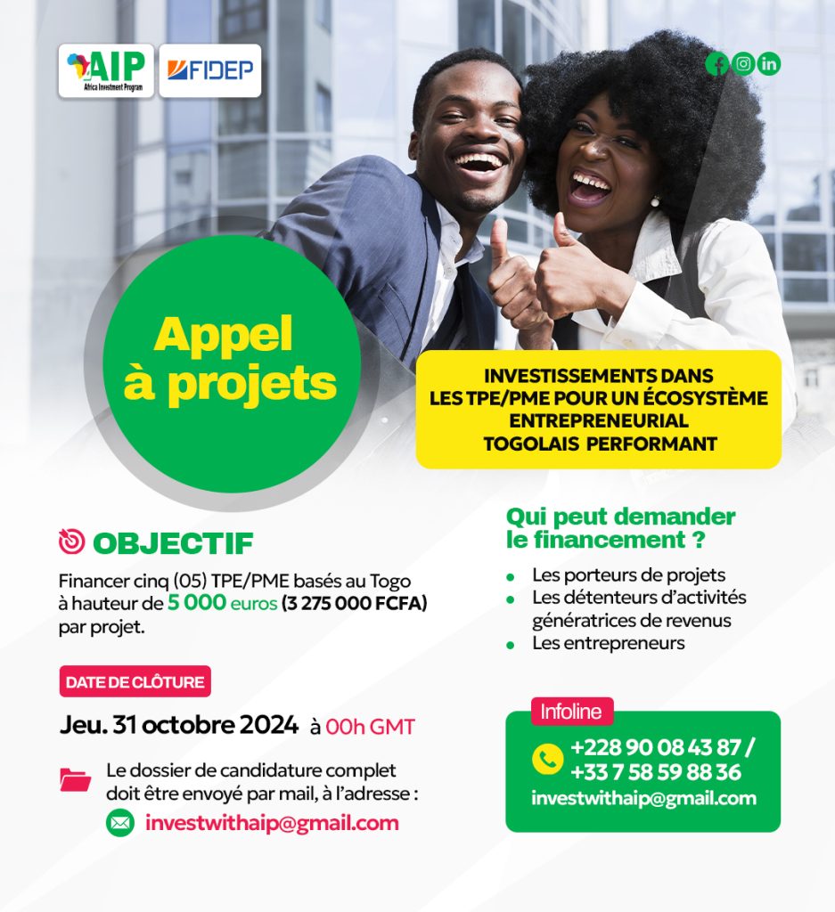 L'appel à projets en résumé 