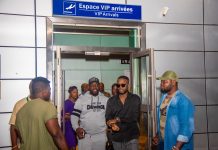 Arrivée de DJ Kerozen à l'aéroport international de Lomé. 30/08/2024.