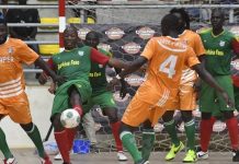 Match entre la Côte d'Ivoire et le Burkina Faso lors de la CAN de Maracana en 2018 à Abidjan. AFP - ISSOUF SANOGO