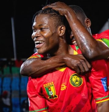 Rene Kessie, grosse performance du milieu de terrain camerounais lors de la demi-finale contre le Bénin
